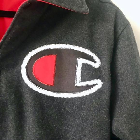 Champion Collection Edition Big C Logo & Back Logo Reversible Puffer Jacket - Picture 6 of 8